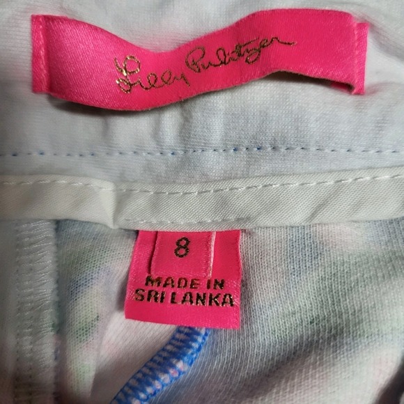 Lilly Pulitzer Buttercup Knit Shorts Multi Spring In Your Step Sz 8 NWT - Picture 6 of 14